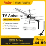 Yagi Antenna Dual Band Uhf Vhf Outdoor Directional Digital Hdtv 4K Uhd W/ J Pole. Fixed Price $46.34.