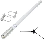 Dual Band Fiberglass Base Antenna With Ground Plane Kit, Vhf/uhf 136-174MHZ/. Fixed Price $59.99.