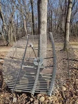 Parabolic Microwave Antenna Dish Possibly For Amateur Radio Ham Tower Stainless. Fixed Price $1700.00.