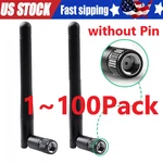 100X Rp-sma Antenna For Wifi 2.4GHZ 5GHZ Wireless Router Card Female Pin Lot. Fixed Price $216.99.