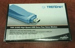 Trendnet 56K (V.92) High Speed Usb Data/fax/voice Modem TFM-560U Sealed In Box. Fixed Price $19.99.