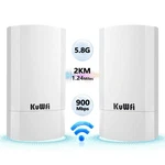 Kuwfi 5.8G Point To Outdoor Wifi BRIDGE,900MBPS Network Wireless Ethern.... Fixed Price $95.38.
