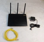 Asus RT-AC1750 Dual Band 3X3 802.11AC Wifi 4-PORT Wireless Gigabit Router. Fixed Price $39.99.