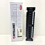 New Intellinet Patch Panel CAT.5E, Black Wall-mount, 12-PORT, Utp, #162470. Fixed Price $23.99.