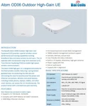 Baicells New EG7010A-M11 Atom OD06 3.5GHZ Outdoor Lte CAT6 Cpe, Bands 42/43/48. Fixed Price $179.00.