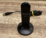 Belkin Wireless Usb Adaptor F5D8053 V4 With Docking Station Tested. Fixed Price $14.99.