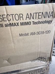 Ubiquiti 3G18-120 Airmax AM-3G-18 18DBI 3GHZ Sector Antenna Mimo M3 Radio. Fixed Price $159.99.