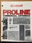 Cushcraft Corp Catalog Commercial Antennas 1986 Proline Station Yagi Ringo Tv Fm. Fixed Price $15.98.