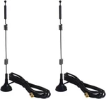 Dual Band Long Range Wifi Antenna (2-PACK), 9DBI 2.4GHZ 5GHZ 5.8GHZ Rp-sma Conn. Fixed Price $13.05.