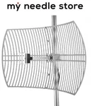 Alfa Weatherproof 2.4GHZ 24DBI High Performance Die Cast Reflector Wireless. Fixed Price $93.92.