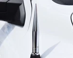 True Chrome 5" Long Billet Fat Spiked Am/fm Radio Antenna For Mini Cooper. Fixed Price $31.95.