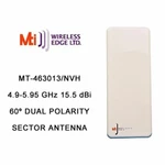 Mti MT-463013/NVH 15.5DBI 4.9-5.95GHZ Dual Polarity 60 Degrees Sector Antenna. Fixed Price $199.00.