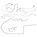 1970 Dodge Charger Power Disc Brake Line Kit Right Port Mc 2PC F To Dana Oe. Fixed Price $180.00.