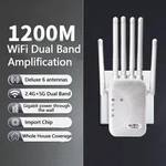 Wifi Extender 1200MBPS Booster Signal Amplifier W/ Dual Antennas & Ethernet. Fixed Price $28.58.