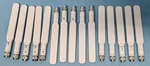 Lot Of 15, Cisco AIR-ANT2524DW-R 2.4 Ghz Swivel Dipole Antennas (white).. Fixed Price $50.00.