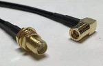 Sma Female To Smb Right Angle 8 Pigtail Cable RG174 For Wifi Network Usa. Fixed Price $9.99.