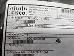 Cisco STACK-T1-3M= Stacking Cable Brand New. Fixed Price $79.00.