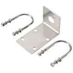 Stainless Steel Antenna Mount Bracket With Bolts For Ham Uhf Vhf CB2912. Fixed Price $12.64.