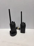 Luiton LT-458 Two Way Radios Pair With Charger Base Antennas Handheld. Fixed Price $44.88.