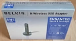 Belkin Wireless Usb Network Adapter F5D8053 New Sealed. Fixed Price $15.50.