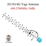 19DBI 4G Yagi Antenna 698-2700MHZ Female External Outdoor. Fixed Price $35.19.