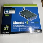 Linksys WET54G 2.4GHZ 802.11G Wireless-g Ethernet Bridge Mbps URR3-26. Fixed Price $44.25.