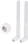 Bingfu Dual Band Wifi 2.4-5-5.8GHZ 8DBI Mimo Rp-sma Male White Antenna 2-PACK. Fixed Price $12.49.