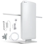 Antop 400BV Hdtv Flat Panel Amplified Outdoor Antenna, White. Fixed Price $170.40.