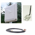 Superlinxs 802.11N 43DBM Wifi Usb Antenna 25' Long Coax Cable Internet Sharing. Fixed Price $146.00.