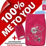 Me To You Double Layer Sock For Mobile / Small Smart Phone, MP3 Case Pouch Cover. Fixed Price $5.34.