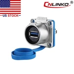 Usb 3.0 Panel Mount Receptacles Connector Female Socket Waterproof IP67 Outdoor. Fixed Price $13.60.