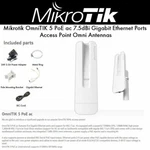 Mikrotik Omnitik Poe 7. 5DBI Gb Ethernet Ports Access Point. Fixed Price $186.00.