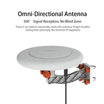 Hdtv Outdoor Amplified Antenna 360 Omni-directional Digital 1080P 4K. Fixed Price $34.99.
