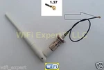 White Dual Band Wifi 5DBI Antenna Tnc 2.4GHZ 5GHZ With 8" U.fl Ipx Cable 1.37. Fixed Price $8.24.