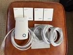 Tp- Link TL-PA6010 AV600 + TL-WA850RE Powerline Kit Wired Network Extension Lot. Fixed Price $40.00.