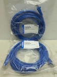 2 Pack Addon 15FT RJ-45 Male To Straight Blue CAT6 Utp Pvc Patch. Fixed Price $16.00.