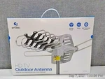 New Ematic EDT312ANT Outdoor Amplified Tv Antenna - Silver. Fixed Price $74.95.