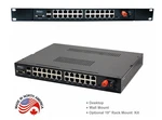 Netonix WS-26-400-IDC 24-PORT Managed 48V Poe Switch + 2SFP Uplink. Fixed Price $400.00.