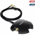 Trendnet Magnetic Dual Antenna Mounting Base Stand Rp-sma Female With. Fixed Price $28.71.