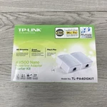 Tp-link TL-PA4010 Kit AV600 600MBPS Nano Powerline Ethernet Adapter Starter. Fixed Price $24.97.