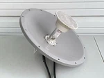 Used L-com Hyperlink 4.9GHZ-5.8GHZ Dual Polarized 25DBI Dish Antenna HG4958DP-25. Fixed Price $124.00.